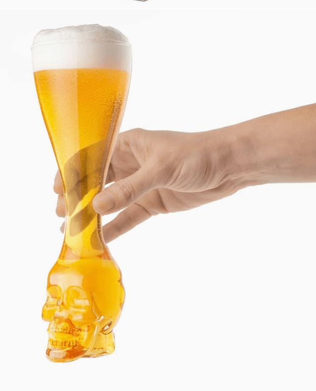 Brain Freeze Skull Glass