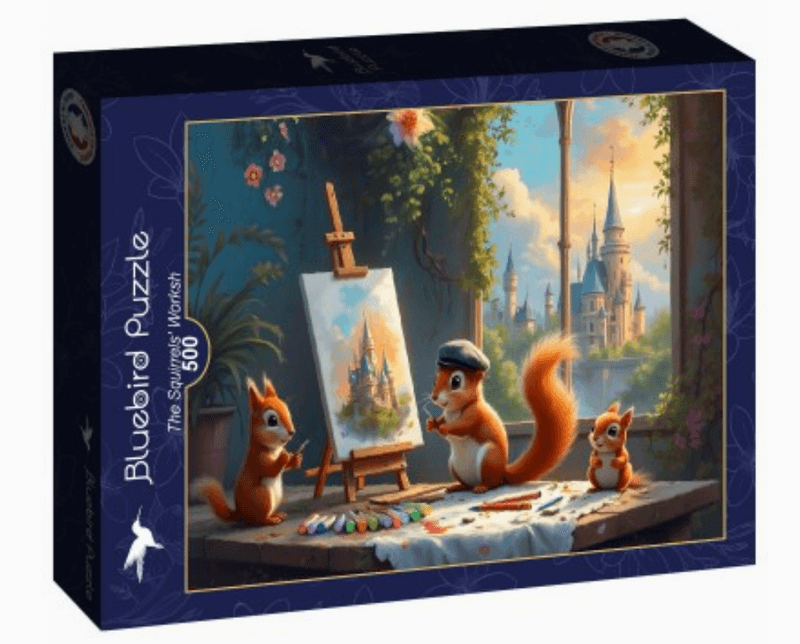 Bluebird Puzzle – The Squirrels' Workshop 500 brikker