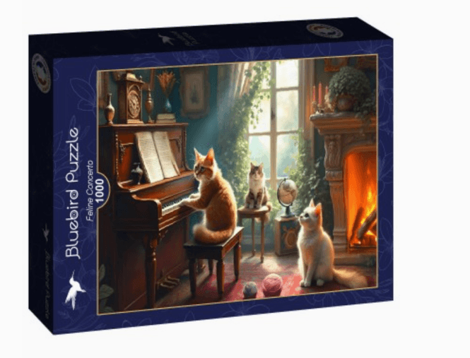 Hovedbilde Bluebird Puzzle – Feline Concerto